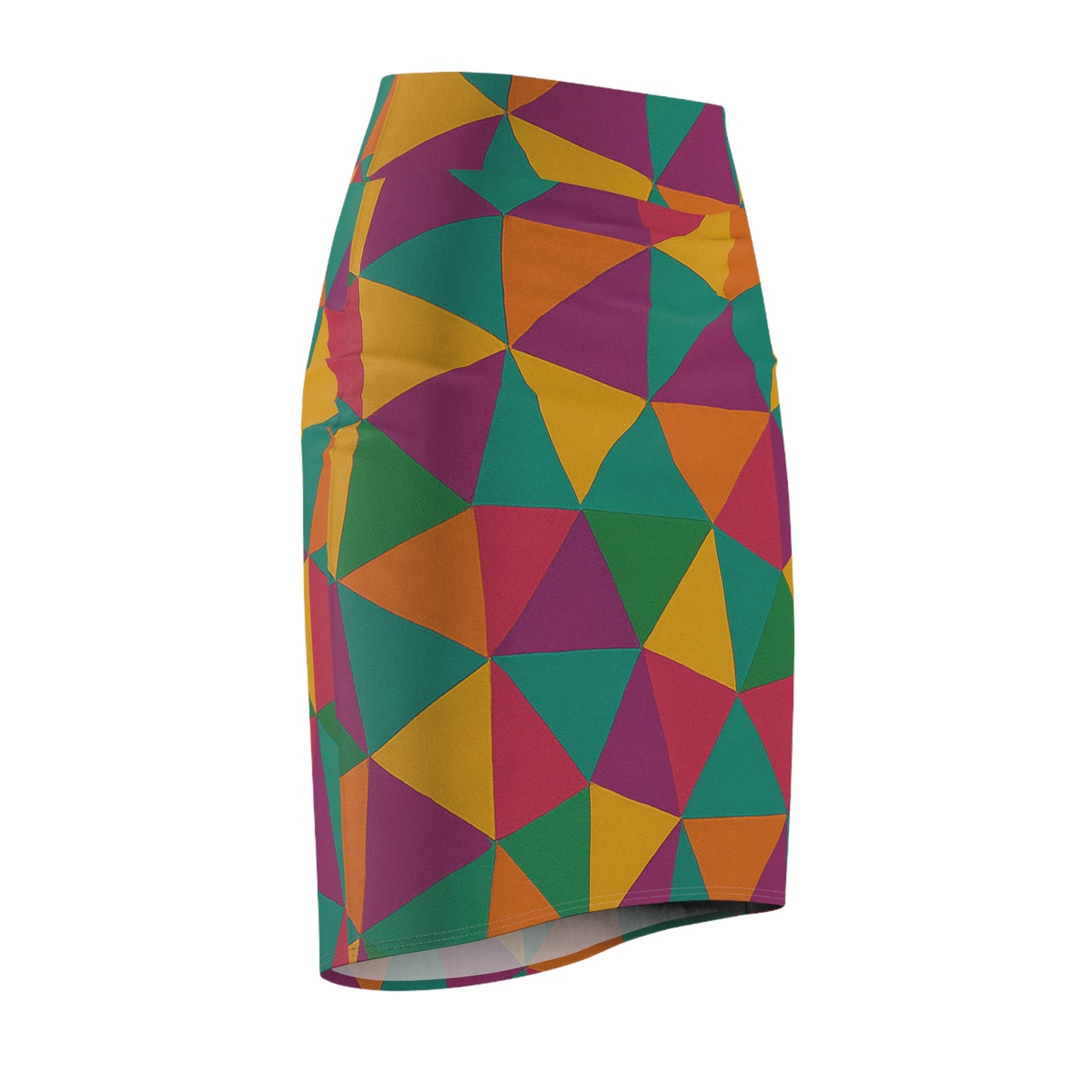 Geometrical Pencil Skirt