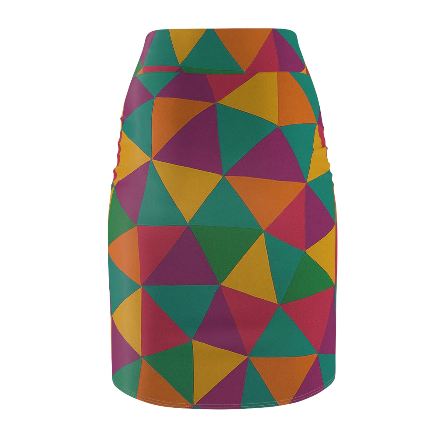 Geometrical Pencil Skirt
