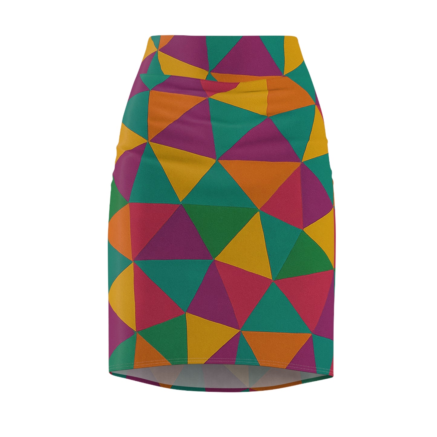 Geometrical Pencil Skirt