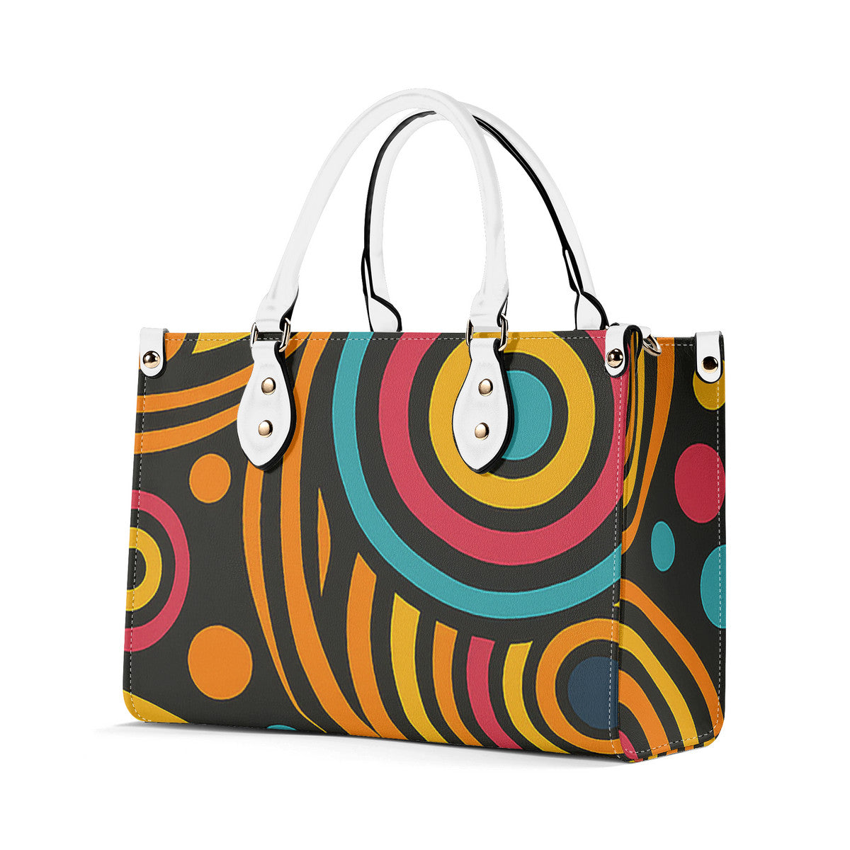 Multiple Sizes Upgraded Luxury Women PU Leather Handbag