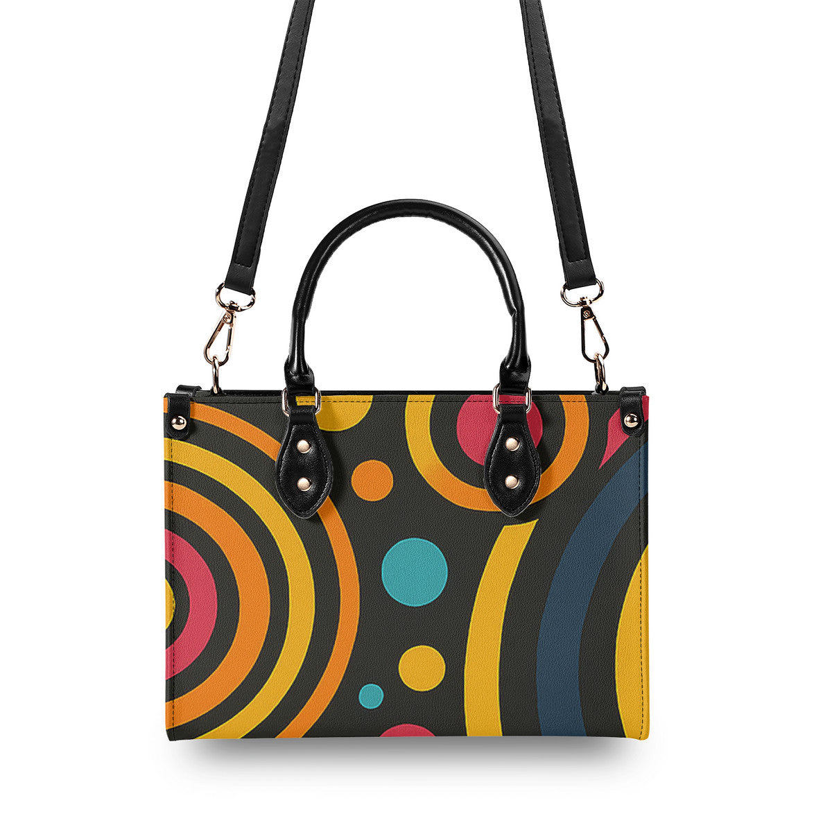 Multiple Sizes Upgraded Luxury Women PU Leather Handbag