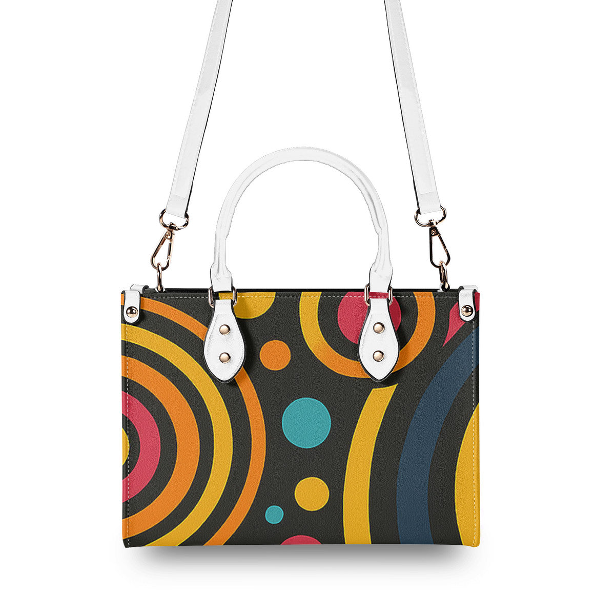 Multiple Sizes Upgraded Luxury Women PU Leather Handbag